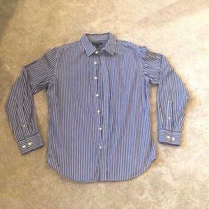 Men’s Button Down Blue stripe - Banana Republic